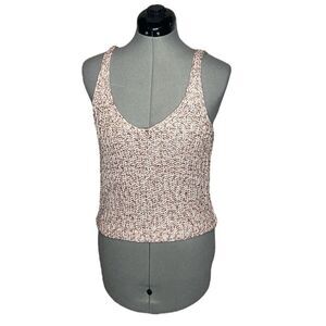 Moon and Madison Knit cropped tank top size Medium